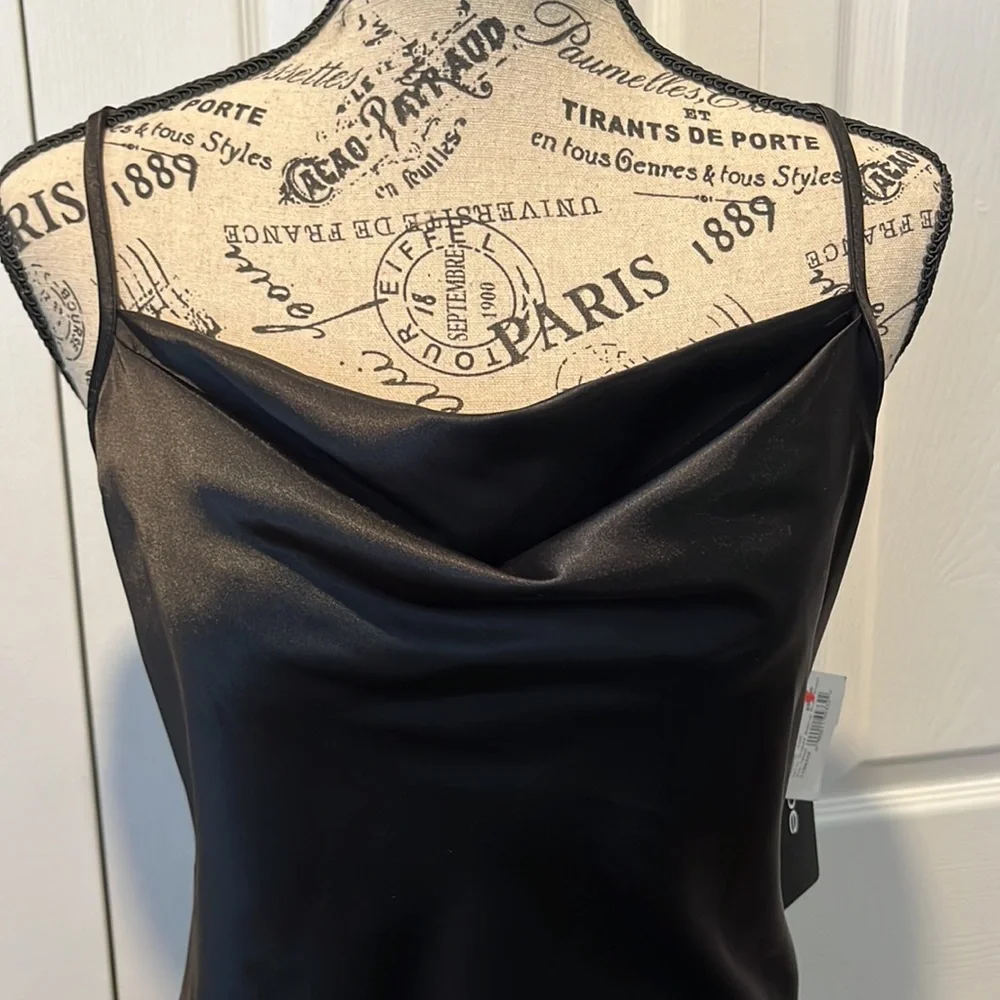 BEBE black slip dress - Picture 2 of 6